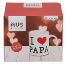 Becher, I love Papa, ca. 10 x 8 cm,