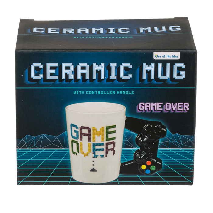 Becher, Game Over mit Controller-Griff,
