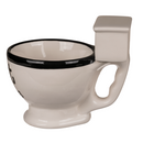 Becher, Toilette, ca. 16 x 12 cm,