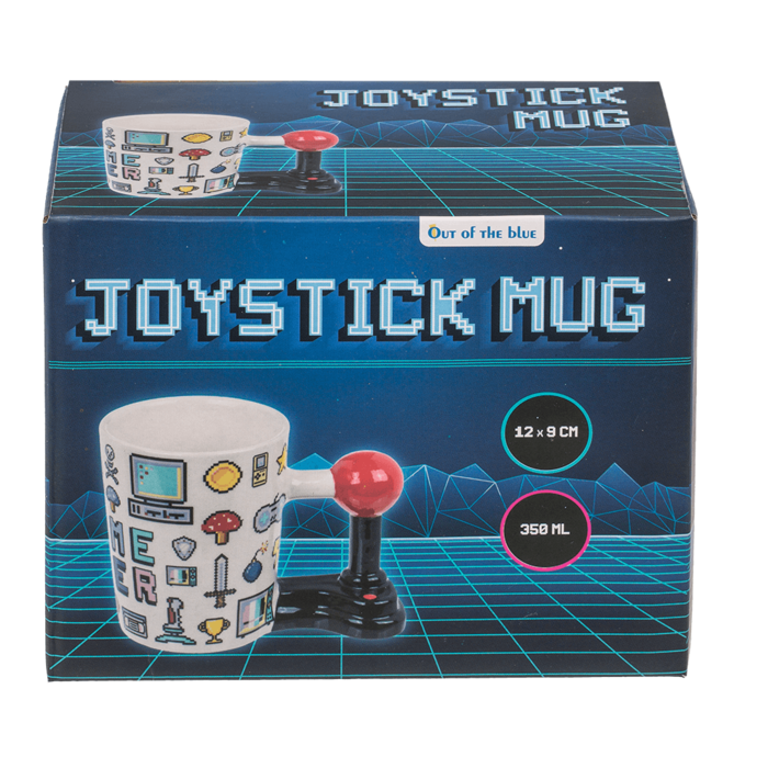 Becher, Game Over mit Joystickgriff,
