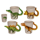 Becher, Dinosaurier, ca. 15 x 8 cm,