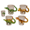 Becher, Dinosaurier, ca. 15 x 8 cm,