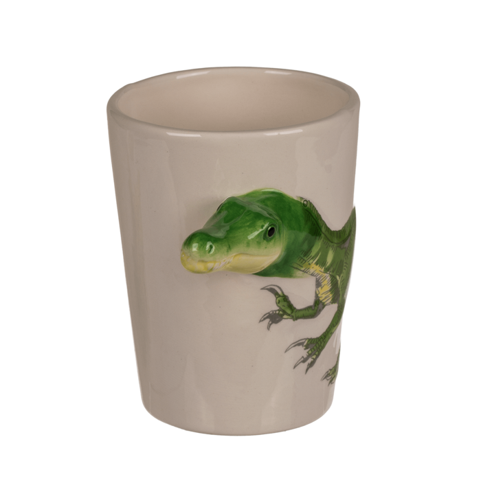 Becher, Dinosaurier, ca. 15 x 8 cm,