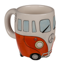 Becher, Camper Bus, ca. 13 x 10 cm,