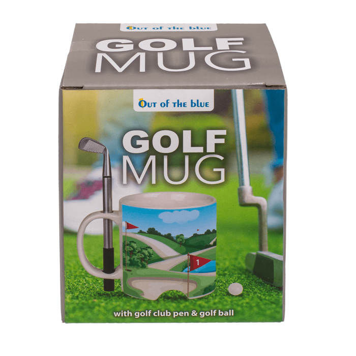 Becher, Golfplatz, mit Kugelschreiber
