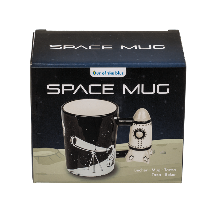 Becher, Astronaut mit Raketengriff,