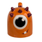 Becher, Monster, verkehrt herum, orange,
