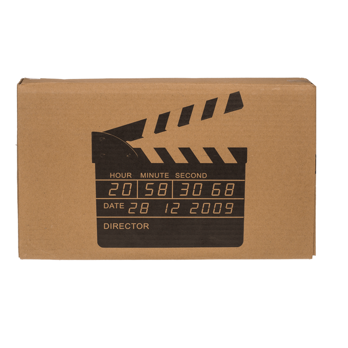 Wecker mit Digitaluhr & Datumsanzeige, Filmklappe,