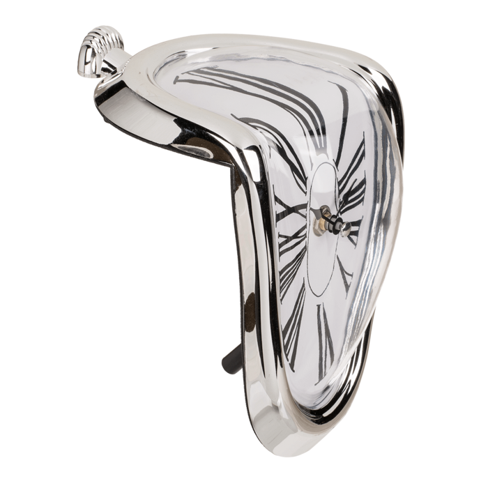 Uhr, Melting Time, ca. 18 x 13 cm,