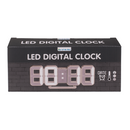 LED-Digitaluhr mit Alarmfunktion, Datums- &