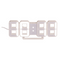 LED-Digitaluhr mit Alarmfunktion, Datums- &