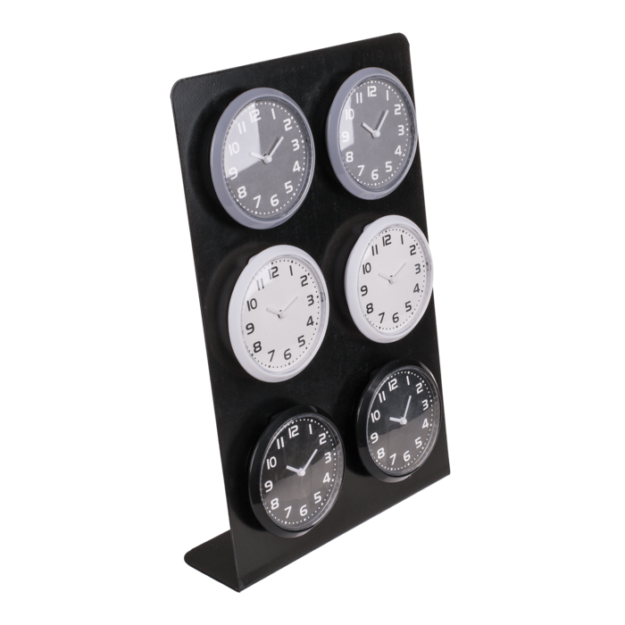 Uhr mit Magnet, Pure Colours, ca. 8 cm,