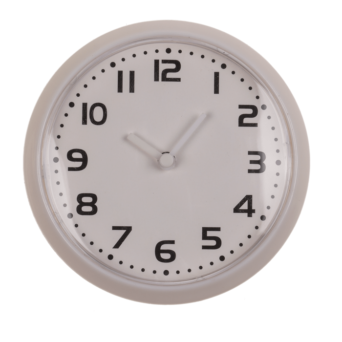 Uhr mit Magnet, Pure Colours, ca. 8 cm,