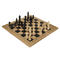 Holz-Brettspiel, Schach, ca. 28,5 x 28,5 cm,