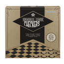 Holz-Brettspiel, Dame, ca. 28,5 x 28,5 cm,
