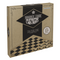 Holz-Brettspiel, Dame, ca. 28,5 x 28,5 cm,