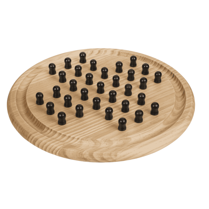 Holz-Brettspiel, Solitaire, D: ca. 28,5,