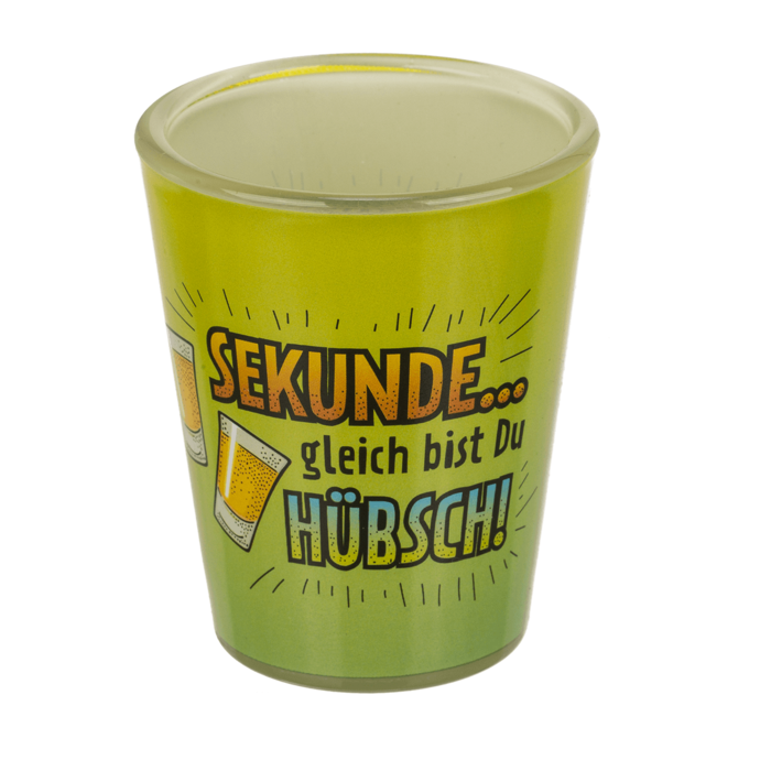 Shooter-Gläser, Sprüche, für ca. 60 ml,