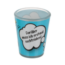 Shooter-Gläser, Sprüche, für ca. 60 ml,