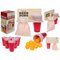 Beer Pong m. Holz-Ablage, inkl. 12 Becher und