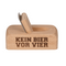 Metall-Flaschenöffner mit Holzgriff, Hobel,