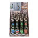 Metall-Flaschenöffner mit Magnet, Bierflasche,