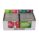 Mini-Spiele in Dose, ca. 12 x 8 cm,