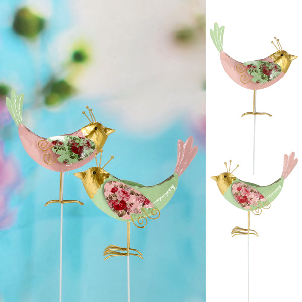 Metall Gartenstecker Vogel, L, 2/s, ca. 81cm