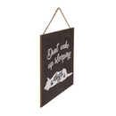 "Holz-Schild, Don't wake up sleeping dogs,"