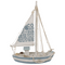Holz-Segelschiff mit 13 warmweißen LED,