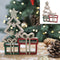 Holz Weihnachtsbaum mit Geschenkboxen, S, ca.12,5x15,5cm