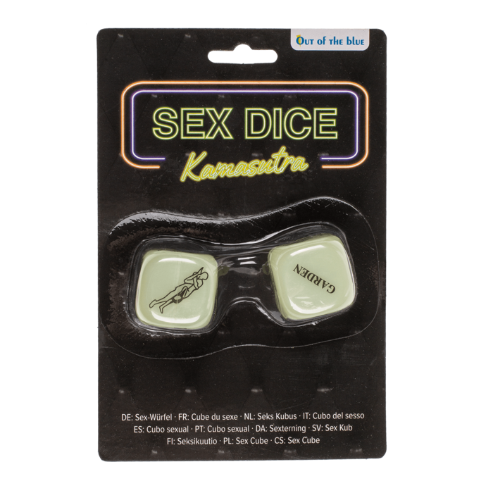 Liebeswürfel, Kamasutra, leuchtet im Dunkeln,