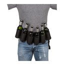 Schwarzer Flaschenhalter, Bier-Gürtel, 123 cm,