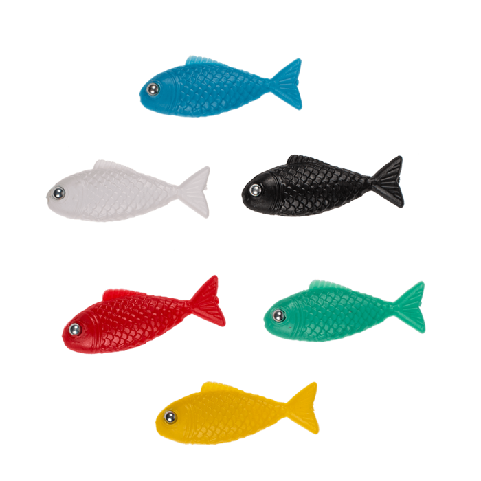 Trinkspiel, Fische angeln, mit 4 Shootergläsern,