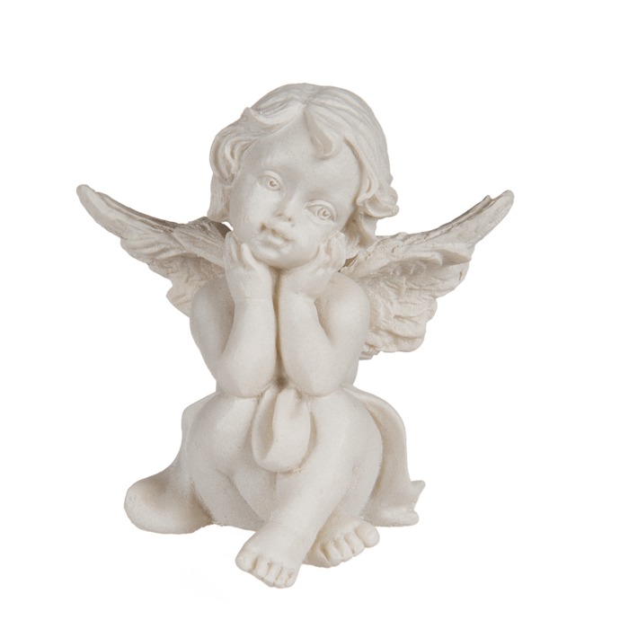 Sitzender Engel, ca. 5 cm,
