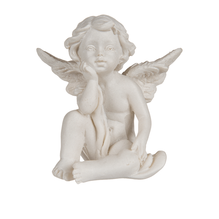 Sitzender Engel, ca. 5 cm,