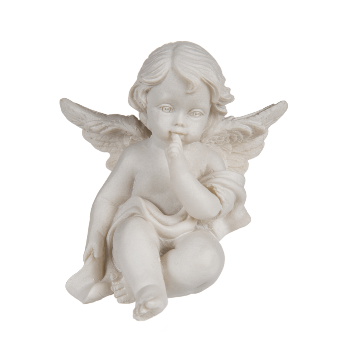 Sitzender Engel, ca. 5 cm,
