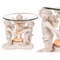 Aromalampe mit Glasschale, Drei stehende Engel,
