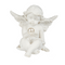 Sitzender Engel mit Perle, ca. 5 cm,