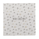 Papier-Servietten, Merry Christmas, mit Sternen,