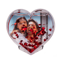 3D-Herz mit roten Folienherzen,