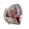 3D-Herz mit roten Folienherzen,