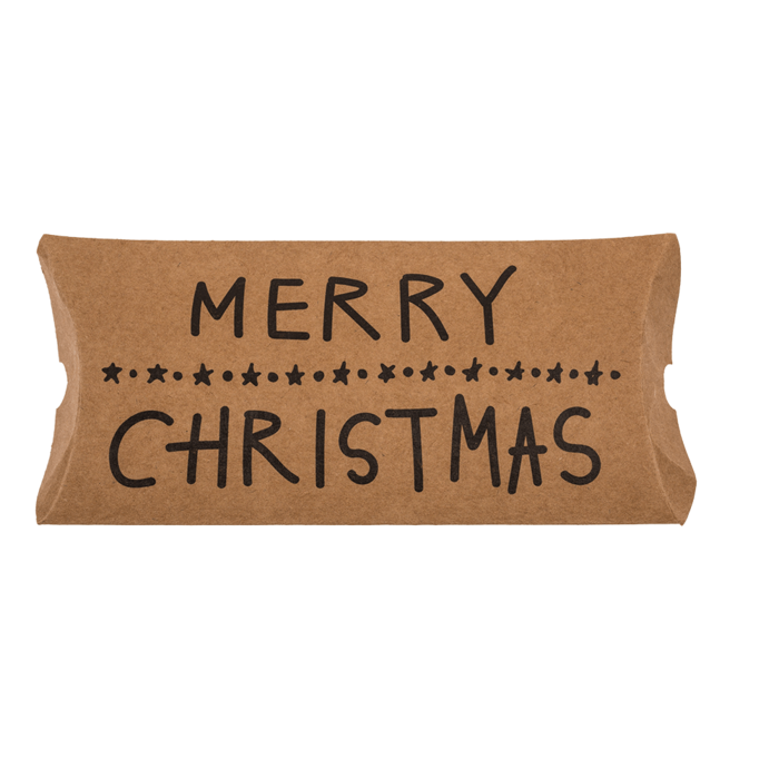 Kraftpapier-Kissenschachteln, Weihnachten,