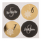 Schwarz/goldener Adventskalender,