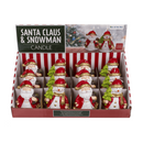Kerze, Weihnachtsmann & Schneemann sortiert,