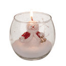 Kerze im Glas, Schneemann & Weihnachtsmann