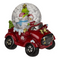Schneekugel, Weihnachtsfiguren, auf Auto-Sockel,