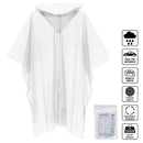 Regenponcho, Mantel mit Knopfleiste,  3/s