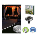 Solar LED Wegleuchte, Erdspieß ca. 12cmD