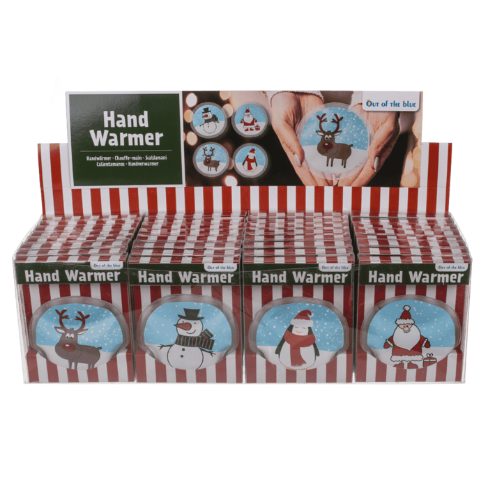 Runder Handwärmer, Weihnachtsmann, Pinguin,